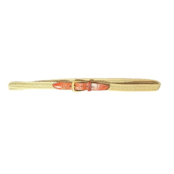 L.L. Bean Accessories - L.L. Bean Nautical Braided Woven Belt Tan Size Size 44